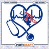 Louisiana Tech Heartbeat Stethoscope PNG Design Download
