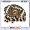 Longhorns Football PNG Design for Instant Download