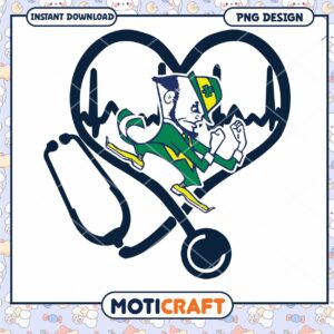 Leprechaun Heartbeat Stethoscope PNG Instant Download