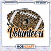 Leopard Print Football Volunteers PNG Digital Download