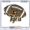 Leopard Print Football PNG Design for Tigers Fans