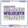 Kansas State Wildcats PNG Design for Instant Download