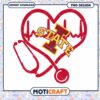Iowa State Heartbeat Stethoscope PNG Design Download