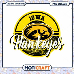 Iowa Hawkeyes Logo Instant Download PNG Design File
