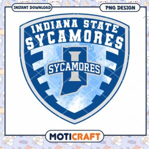 Indiana State Sycamores PNG Design Instant Download