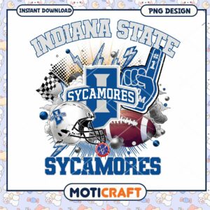 Indiana State Sycamores Football PNG Design Download