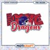 I Love Dragons Football PNG Design Instant Download Art