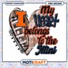 I Heart Belongs to the Mini Instant Download PNG Design