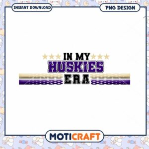 Huskies Era PNG Design Instant Download for Fans
