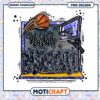Huskies Basketball PNG Design for Instant Download Art