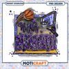 Huskies Basketball PNG Design Instant Download Art