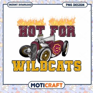 Hot Rod Wildcats PNG Design