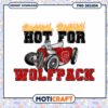 Hot for Wolfpack Retro Car PNG Design Download