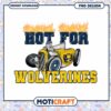 Hot for Wolverines Vintage Car PNG Design Download