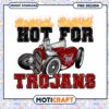 Hot for Trojans Vintage Car PNG Design Downloadable Art