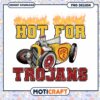Hot for Trojans Retro Car PNG Design Download