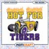 Hot for Tigers Retro Car Design PNG Downloadable Art