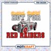 Hot for Red Raiders Retro Car PNG Digital Design Download