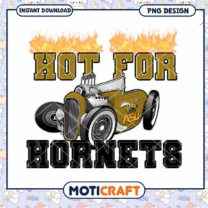 Hot for Hornets Vintage Car Design PNG Download for Fans