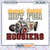 Hot for Hoosiers Retro Car PNG Design Downloadable Art