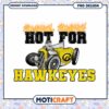 Hot for Hawkeyes Retro Car PNG Instant Download Design