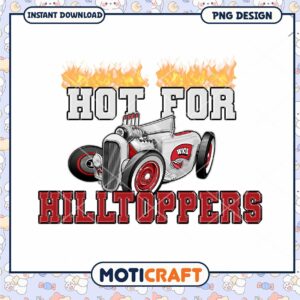 Hot for Hilltoppers Vintage Car PNG Design Download