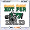 Hot for Eagles Retro Car PNG Design Downloadable Art