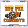 Hot for Cowboys Vintage Car PNG Instant Download Design