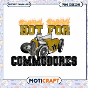 Hot for Commodores Vintage Car PNG Download Design