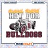 Hot for Bulldogs Vintage Car Design PNG Download