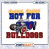 Hot for Bulldogs Retro Car PNG Design Downloadable Art
