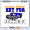 Hot for Bulldogs Car Design Instant Download PNG Art