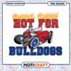 Hot for Bulldogs Classic Car PNG Instant Download Design