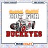 Hot for Buckeyes Vintage Car PNG Design Downloadable Art