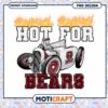 Hot for Bears Retro Car PNG Design Instant Download