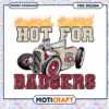 Hot for Badgers Retro Car PNG Design for Fans