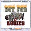 Hot for Aggies Retro Car PNG Instant Download Design