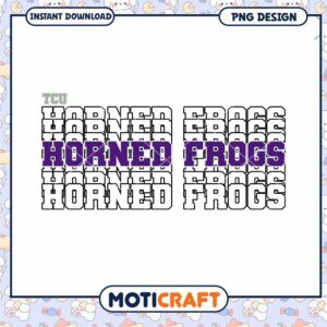 Horned Frogs TCU PNG Design Instant Download Graphic