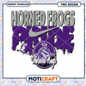 Horned Frogs Pride TCU Instant Download PNG Design