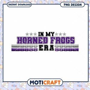 Horned Frogs Era Graphic Design PNG Instant Download