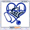 Heartbeat Stethoscope Love Care PNG Design Download