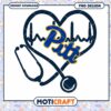 Heartbeat Stethoscope Design for Pitt PNG Download