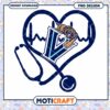 Heart with Stethoscope and Wildcat Logo PNG Design