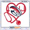 Heart Stethoscope PNG Design for Instant Download Art