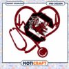 Heart Stethoscope Design for Healthcare Lovers PNG Download