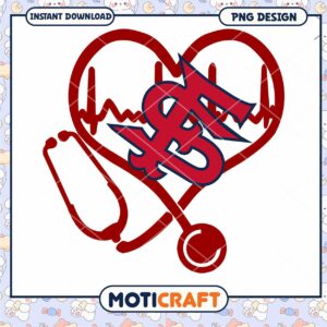 Heart Monitor Stethoscope PNG Design for Medical Lovers