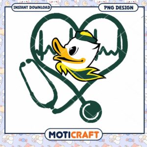 Heart Health Stethoscope Duck PNG Downloadable Design