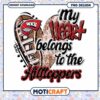Heart Belongs to the Hilltoppers PNG Design Download
