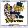 Heart Belongs to the Wolverines PNG Design Download