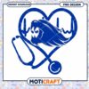 Heart and Stethoscope PNG Design for Medical Lovers
